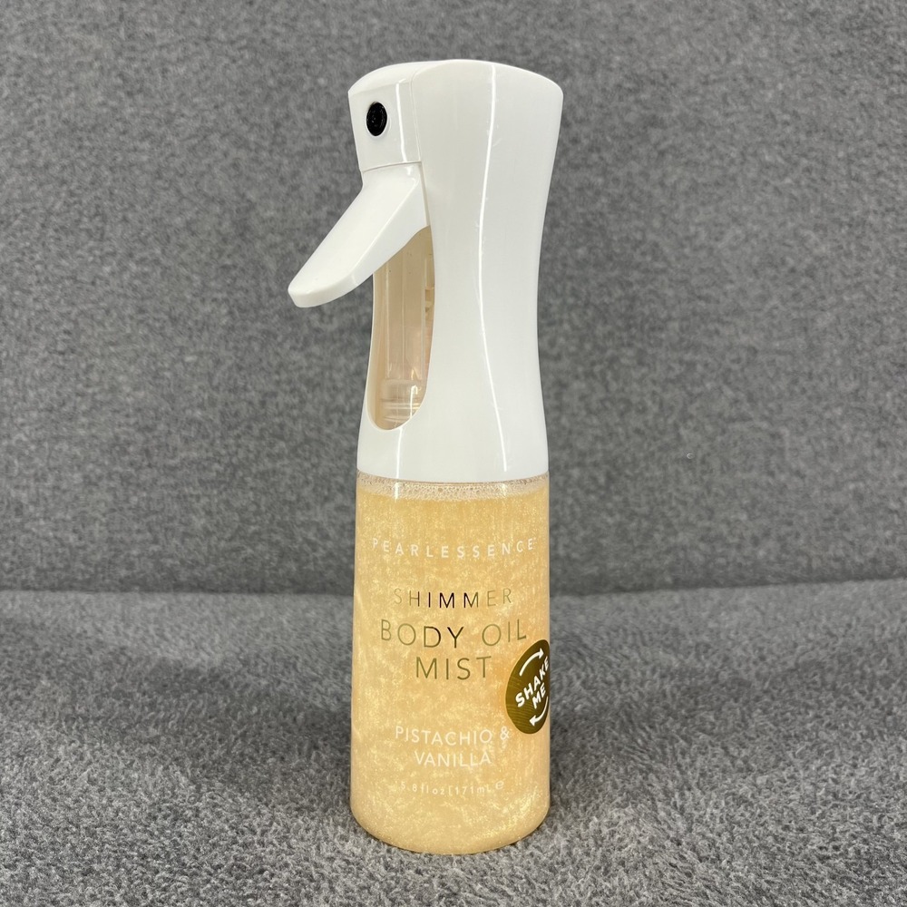 PEARLESSENCE Shimmer Body Oil Mist Pistachio & Vanilla Scent‎ 5.8 oz